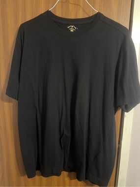 Men's Black Crew Neck Short Sleeve Tee by (Unknown Brand)